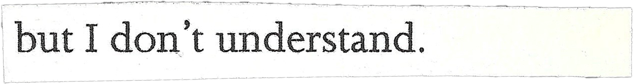 but i don't understand